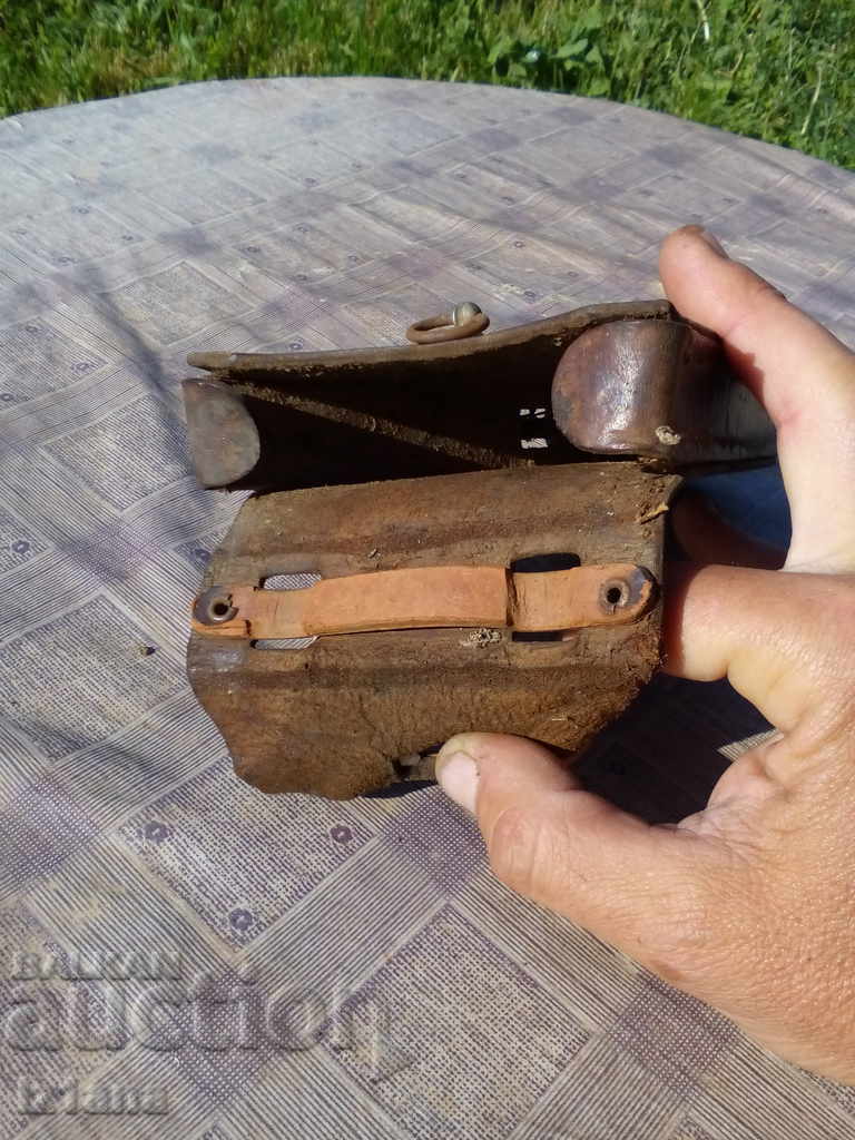 An old leather bag for a bicycle, a bicycle - 7 An old leather bag for a bicycle, a bicycle - 7