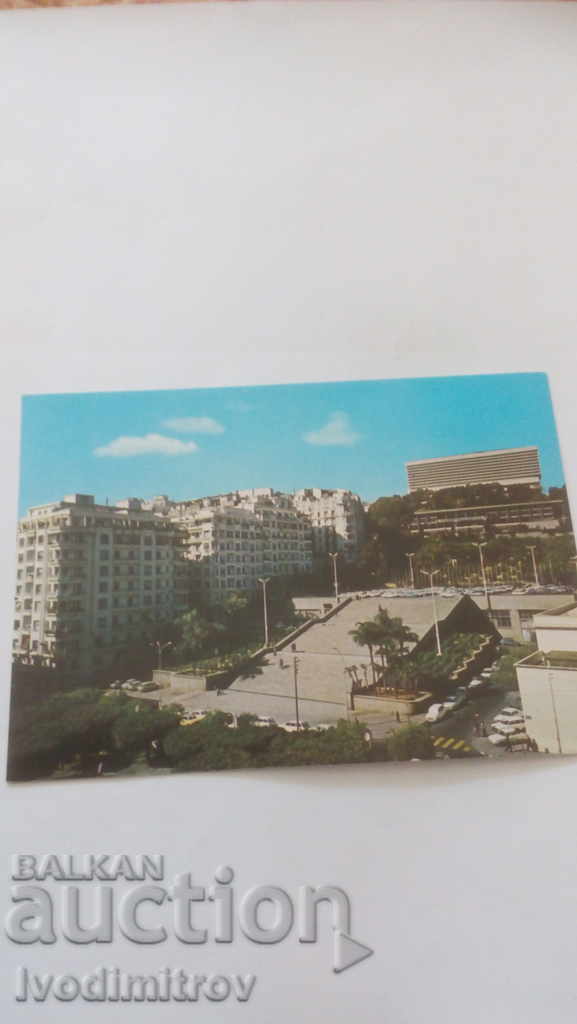 Postcard Alger Boulevard Khemisti