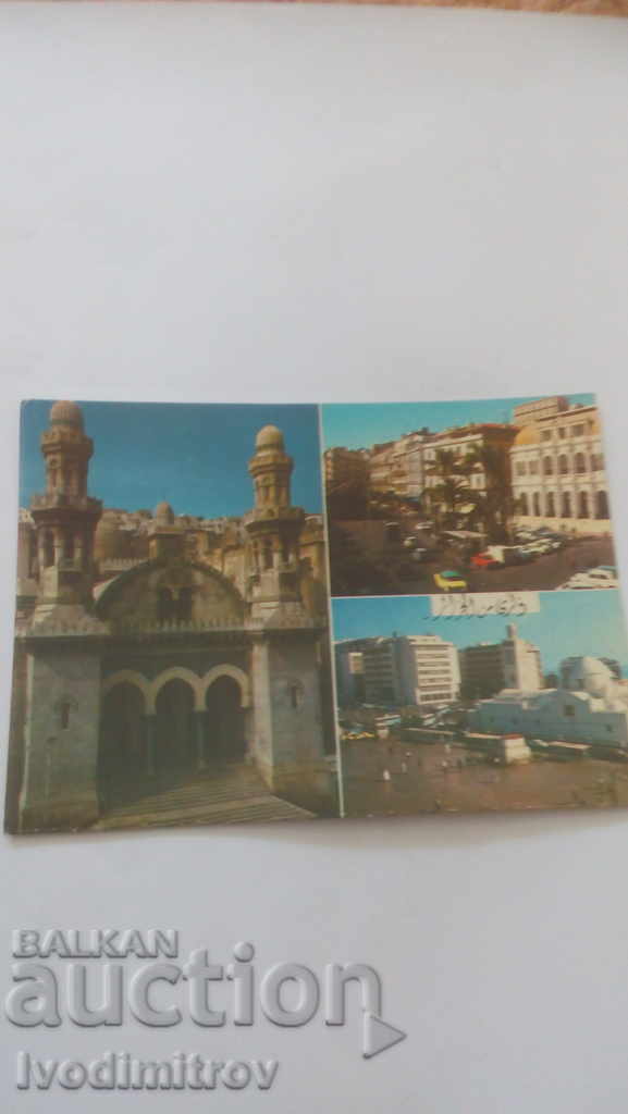 Postcard Souvenir d'Alger la Blanche