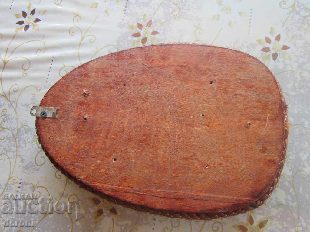 Old marine wooden box for clock barometer - 5 Old marine wooden box for clock barometer - 5