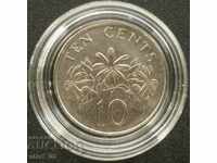 Singapore 10 cents 2009