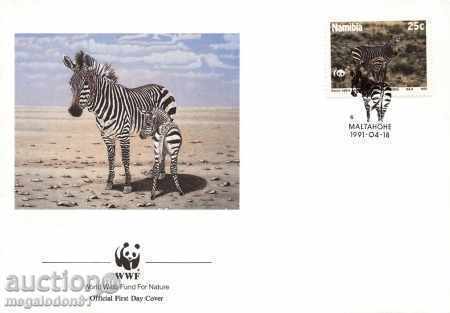WWF που ΦΠΗΚ Ναμίμπια 1991 - Zebra με τιμή € 2.58 | 5.05 BGN
