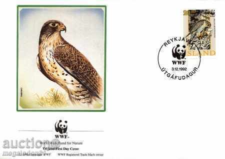 Auction WWF kit first. envelopes Iceland 1992 Auction WWF kit first. envelopes Iceland 1992