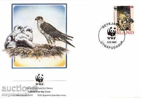 WWF kit first. envelopes Iceland 1992