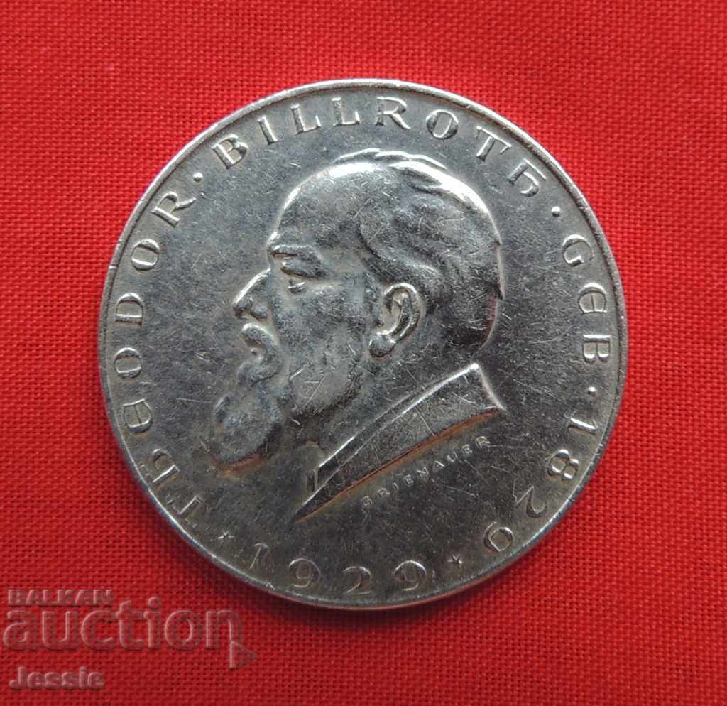 2 Schillings Austria Silver 1929-QUALITY- 2 Schillings Austria Silver 1929-QUALITY-