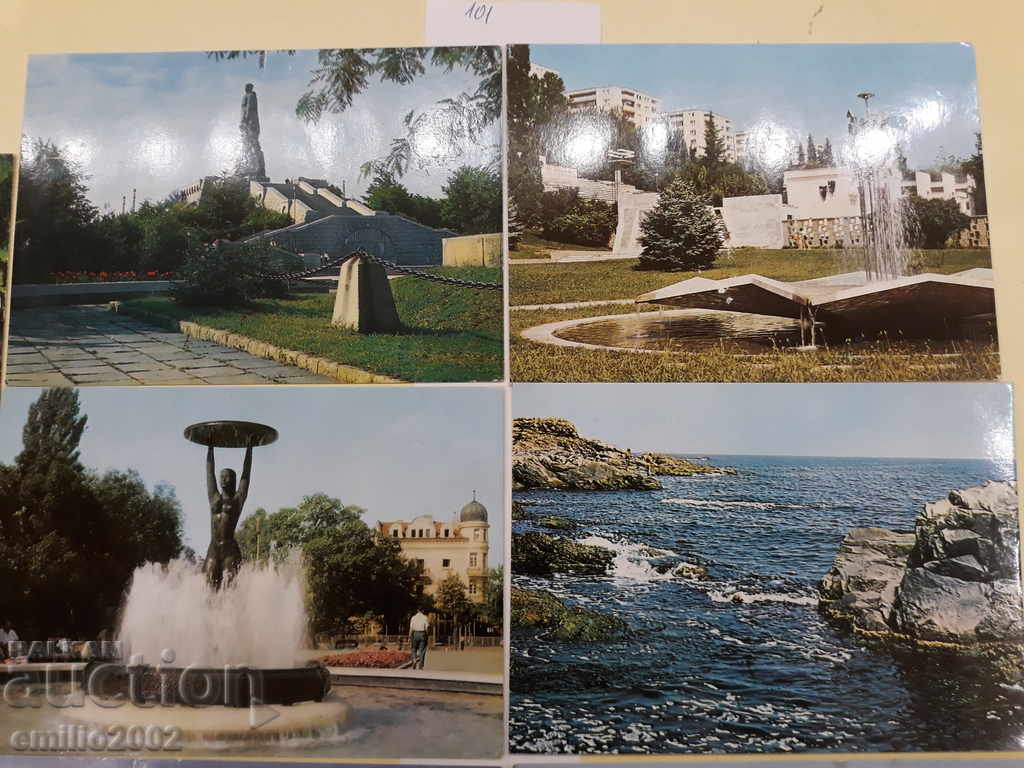 Пощенски картички БГ соц. лот 101 с цена 2.00 лв. | € 1.02 Пощенски картички БГ соц. лот 101 с цена 2.00 лв. | € 1.02