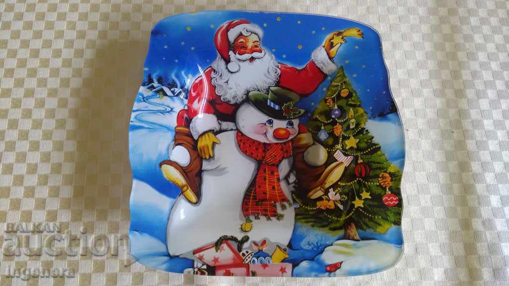 CHRISTMAS PLATE GLASS SALE NEW with price 7.00 BGN | € 3.58