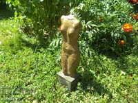 TORSO - NAKED FEMALE BODY - EROTIC - BRONZE - MARBLE