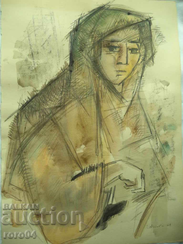 GOLDEN DANUBE (1927 - 1997) "MOMA" - AQUAREL with price 531.00 BGN | € 271.50 GOLDEN DANUBE (1927 - 1997) "MOMA" - AQUAREL with price 531.00 BGN | € 271.50