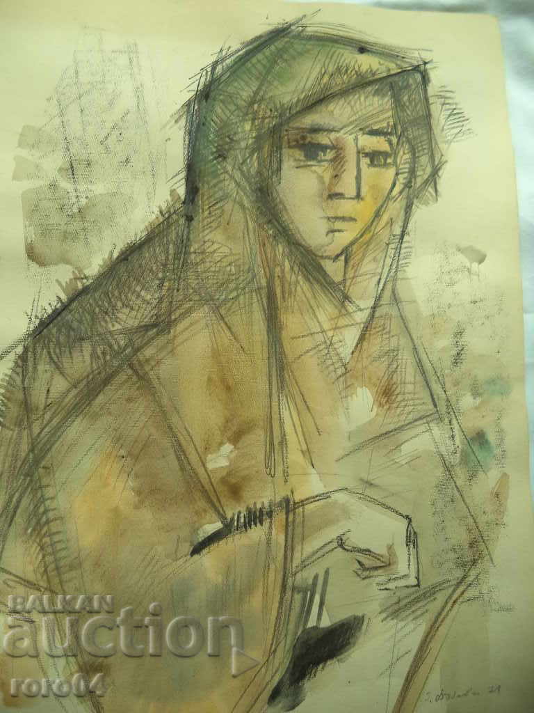 GOLDEN DANUBE (1927 - 1997) "MOMA" - AQUAREL - 7 GOLDEN DANUBE (1927 - 1997) "MOMA" - AQUAREL - 7