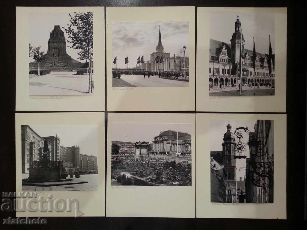 Delivery of Old album with 12 photos from Leipzig. Autograph limited edition Delivery of Old album with 12 photos from Leipzig. Autograph limited edition
