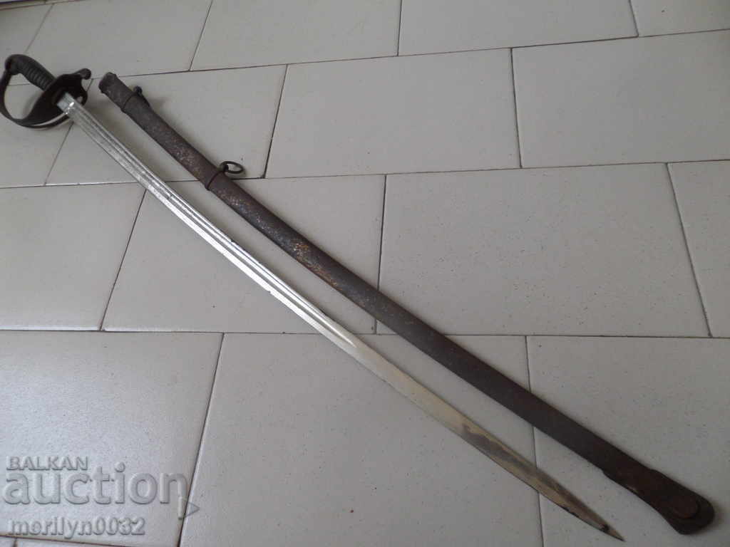 Delivery of Romanian officer's saber cania checkers blade sword palash RTOV Delivery of Romanian officer's saber cania checkers blade sword palash RTOV