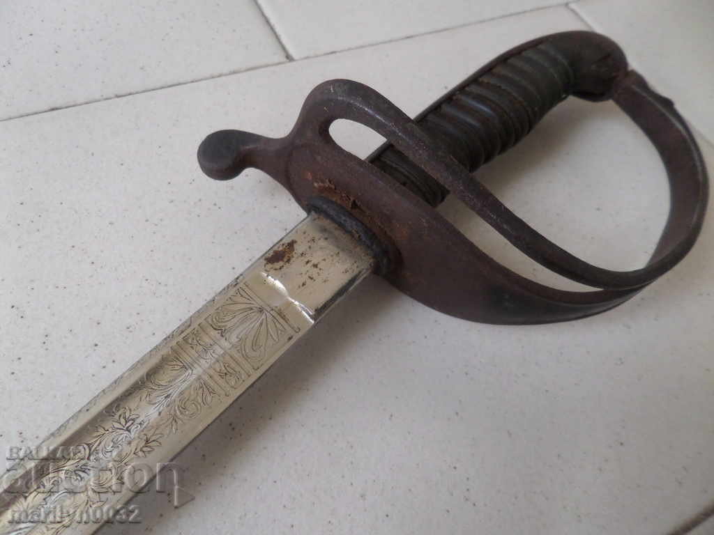 Romanian officer's saber cania checkers blade sword palash RTOV - 5 Romanian officer's saber cania checkers blade sword palash RTOV - 5