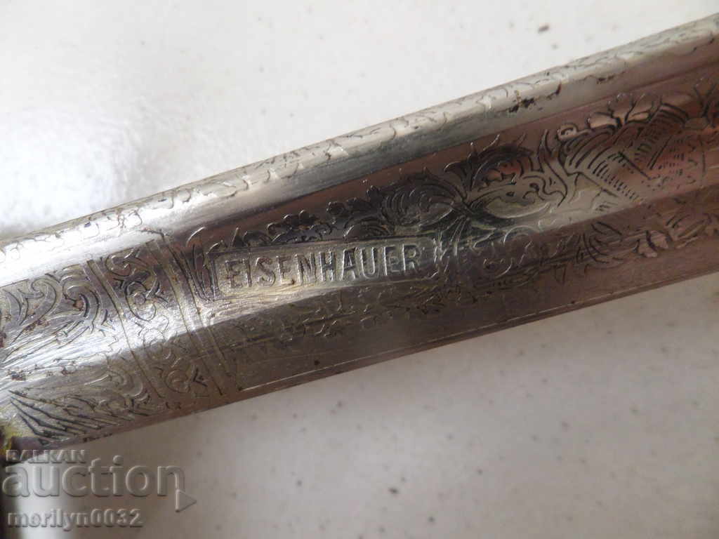 Romanian officer's saber cania checkers blade sword palash RTOV - 6 Romanian officer's saber cania checkers blade sword palash RTOV - 6