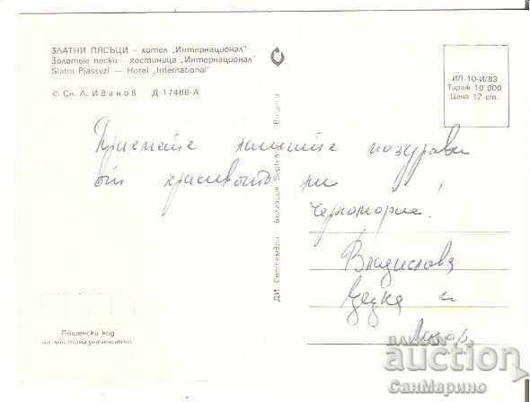 Map Bulgaria Varna Golden Sands Hotel "International" 5 * with price 0.70 BGN | € 0.36