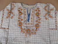 Old authentic embroidered shawl costume costume embroidery