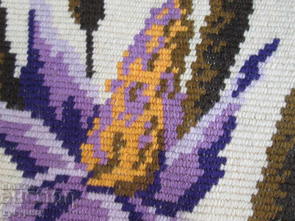 Unused hand sewn rectangular tapestry vase with Flowers with price 45.00 BGN | € 23.01 Unused hand sewn rectangular tapestry vase with Flowers with price 45.00 BGN | € 23.01