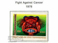 1976. Austria. Combaterea cancerului.
