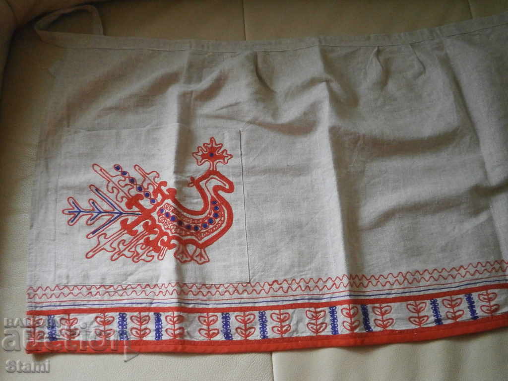 Authentic linen apron from Russia - 5 Authentic linen apron from Russia - 5