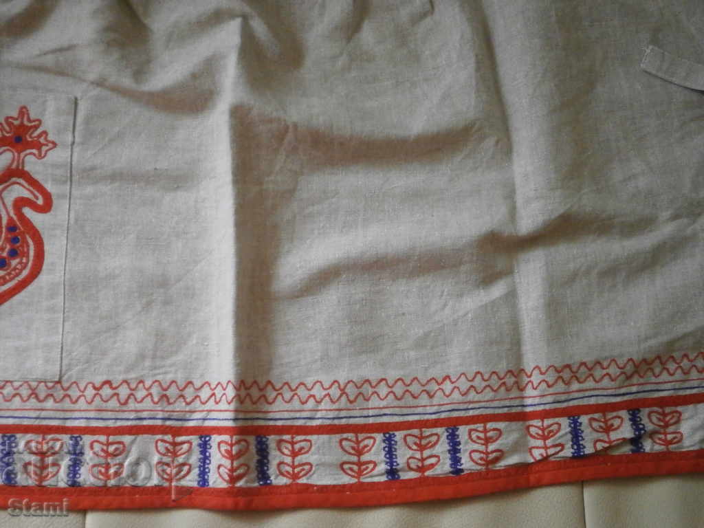 Authentic linen apron from Russia - 6 Authentic linen apron from Russia - 6
