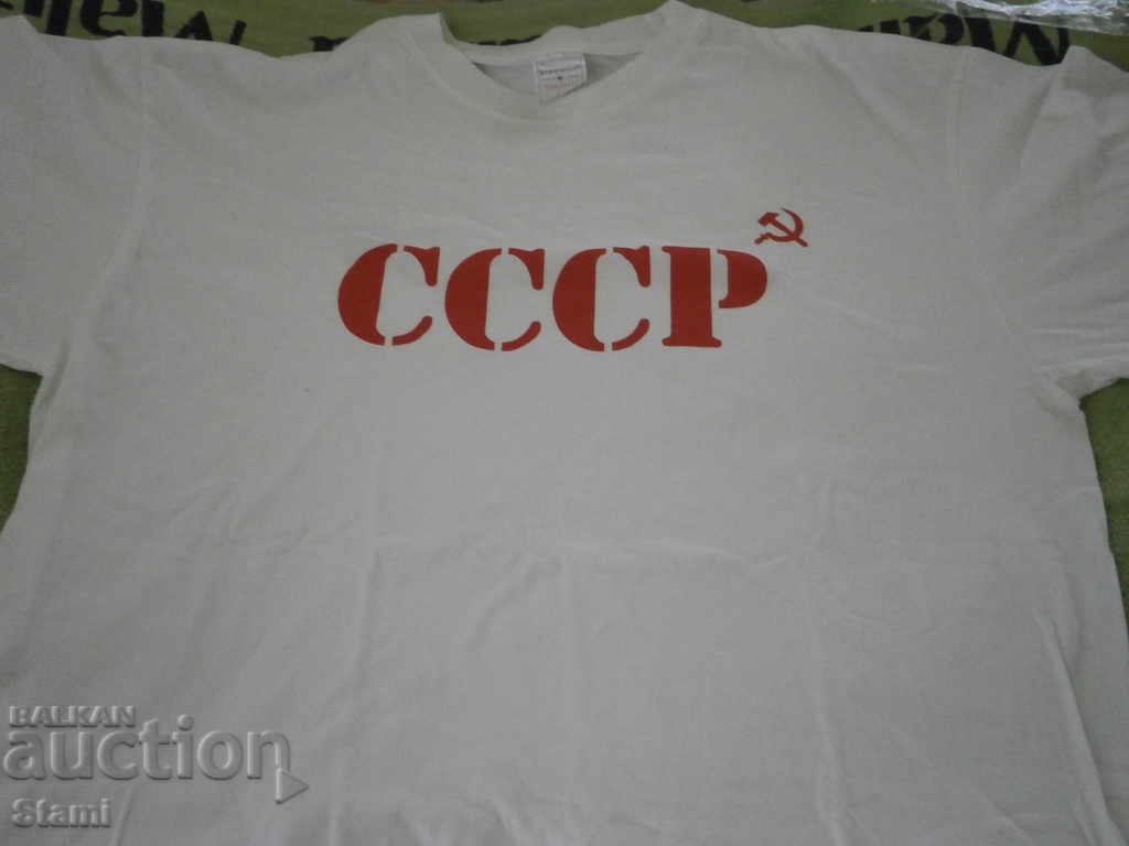 T-shirt USSR, μέγεθος XL