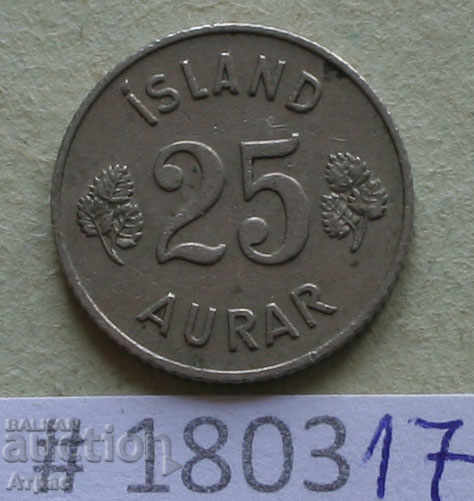 25 aur 1951 Iceland