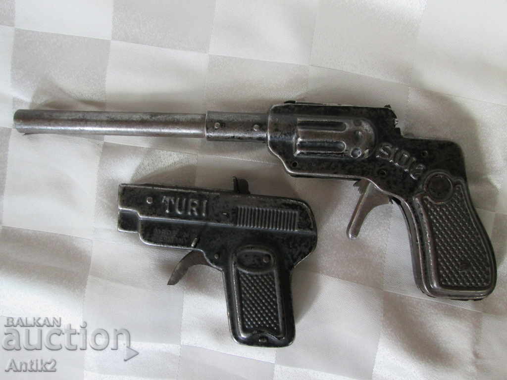 D.R.P. children's metal toys-pistols-2 pieces - 6 D.R.P. children's metal toys-pistols-2 pieces - 6