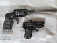 D.R.P. children's metal toys-pistols-2 pieces