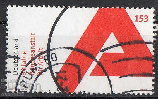 2002. Germany. 50 years of the Federal Employment Agency.