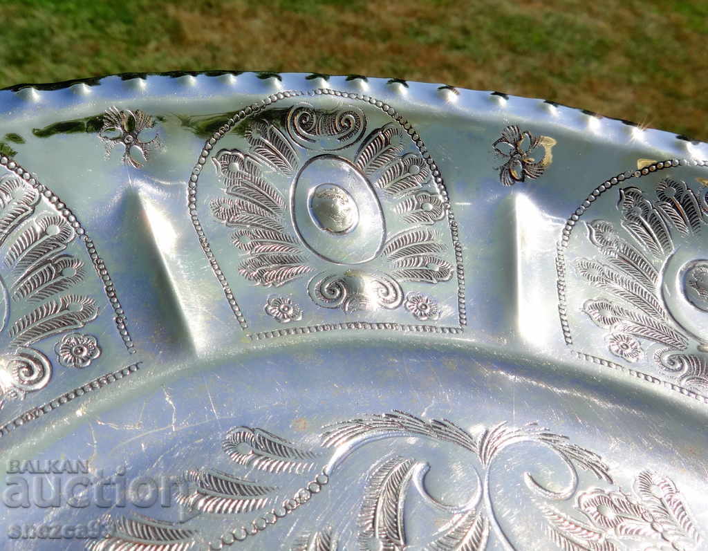 Παράδοση Ασημένια φρουτιέρα με πόδια, 34 εκ., 700 γρ., αριστούργημα Παράδοση Ασημένια φρουτιέρα με πόδια, 34 εκ., 700 γρ., αριστούργημα