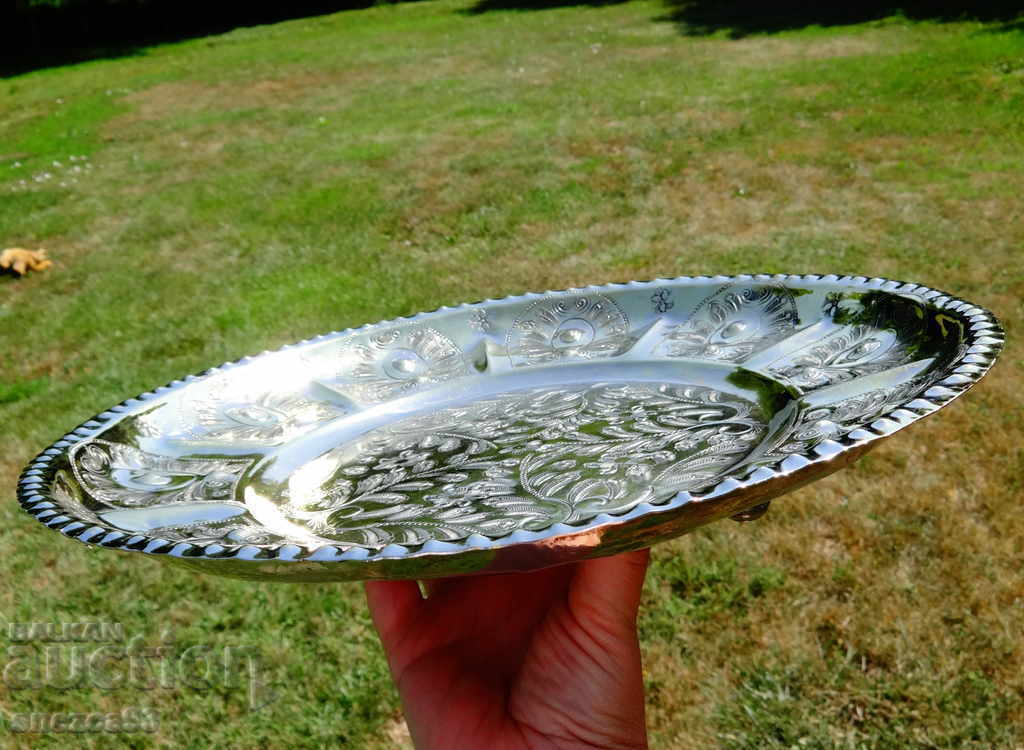 Ασημένια φρουτιέρα με πόδια, 34 εκ., 700 γρ., αριστούργημα - 5 Ασημένια φρουτιέρα με πόδια, 34 εκ., 700 γρ., αριστούργημα - 5