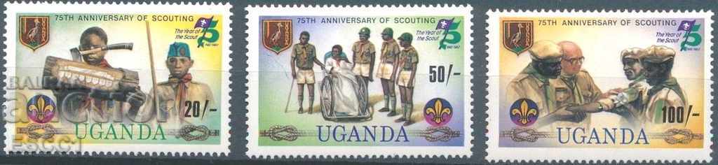 Чисти марки Скаути 1982 от Уганда