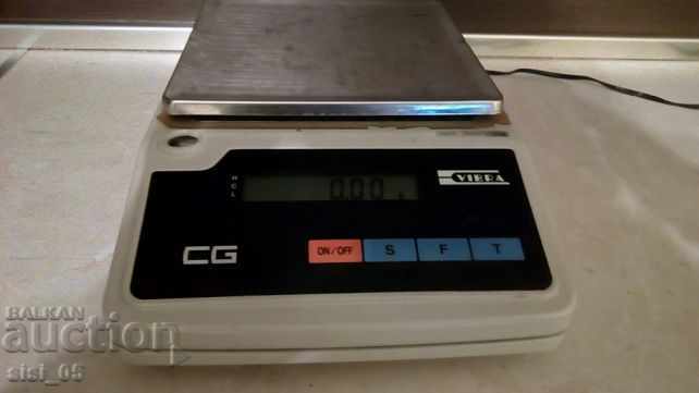 Professional golden weighing scales, VIBRA scales