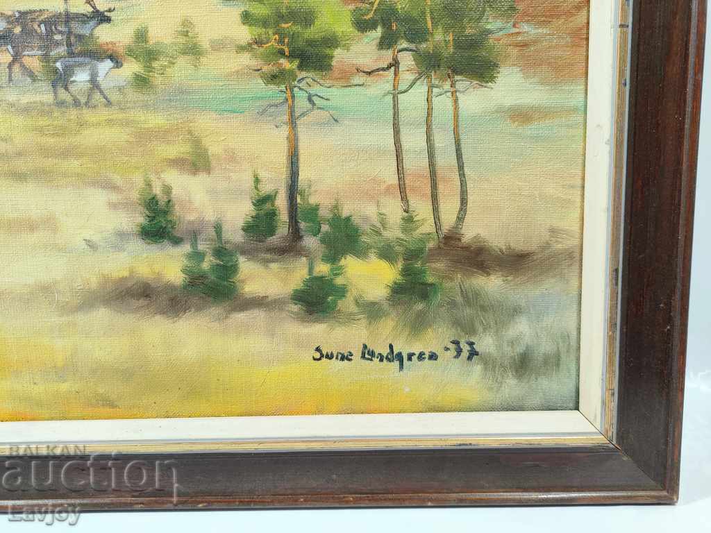 Oil painting---canvas---1977 with price € 75.00 | 146.69 BGN