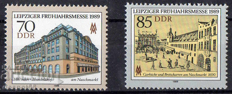 1989. GDR. Târg de primăvară din Leipzig.