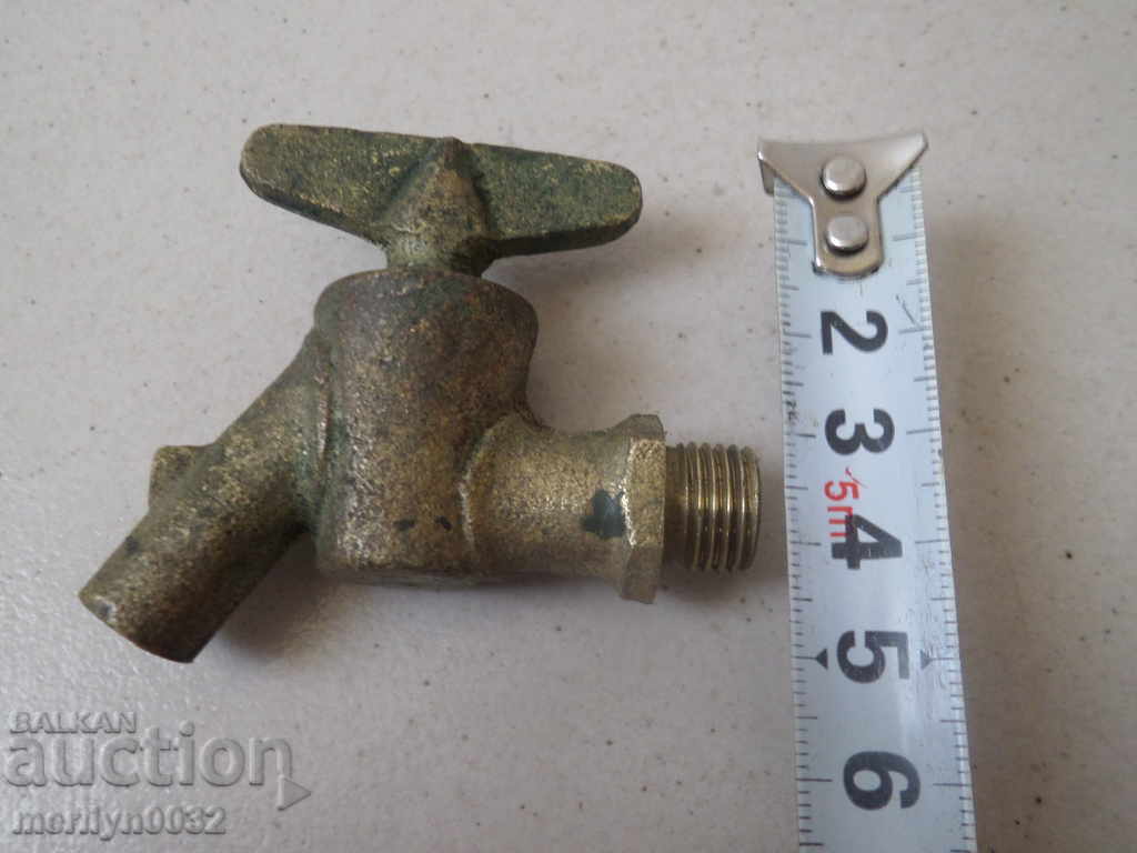 Old Bronze Spout Spinner Key Fountain Stop Valve - 7 Old Bronze Spout Spinner Key Fountain Stop Valve - 7