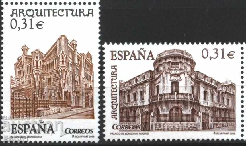 Чисти марки Архитектура 2008  от Испания