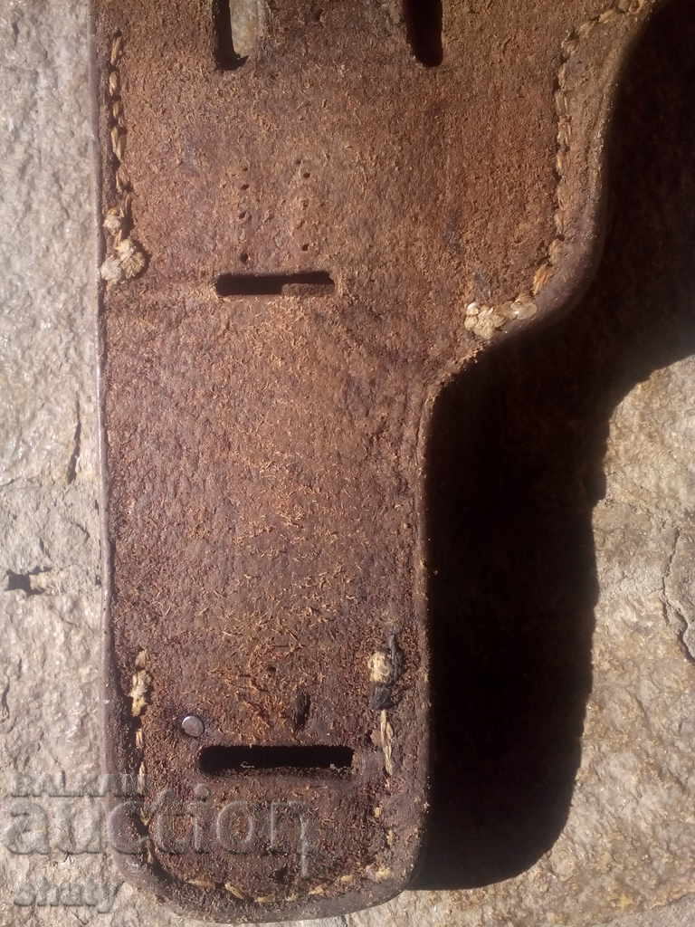Delivery of Old pistol holster.