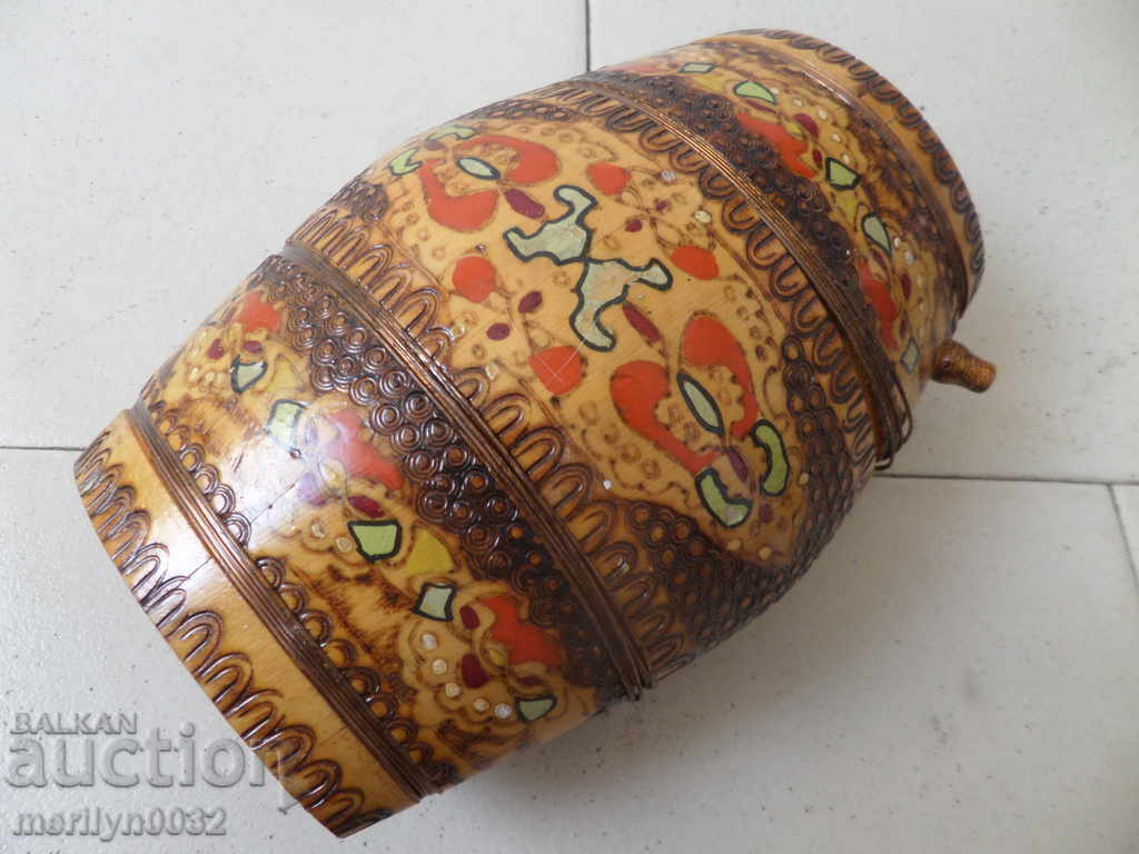 Ancient pyrographic paving bagel - 6