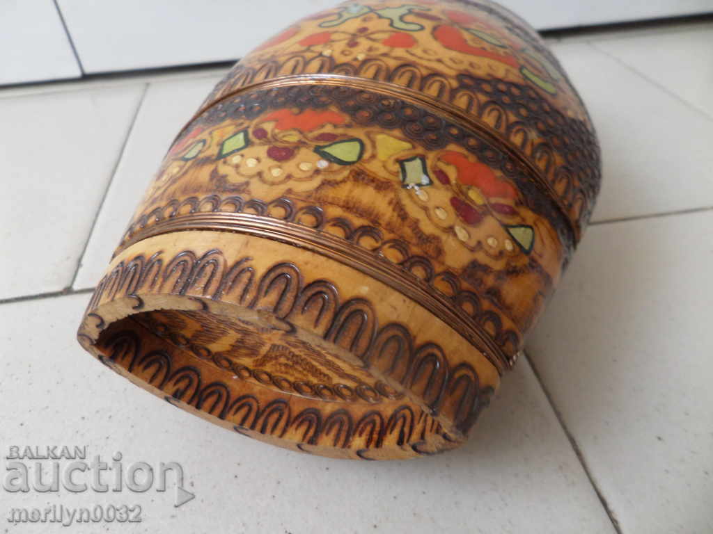 Ancient pyrographic paving bagel - 7