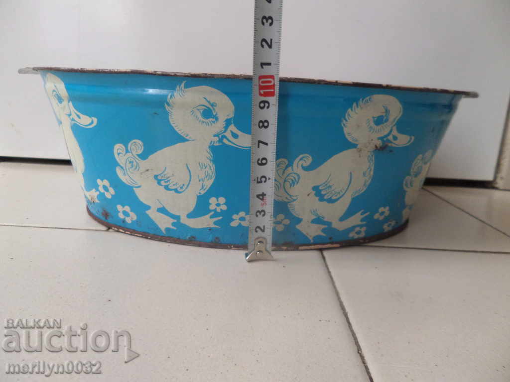 Baby toy tin toy with dolls USSR - 5 Baby toy tin toy with dolls USSR - 5