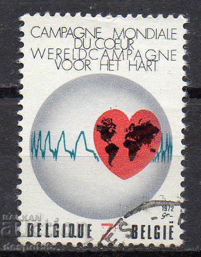 1972. Belgium. International Year of the Heart.