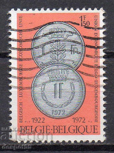 1972. Белгия. 50 г. икономически съюз Белгия - Люксембург.