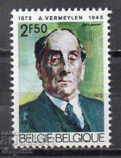 1972. Belgium. August Vermeylen, a Belgian writer.