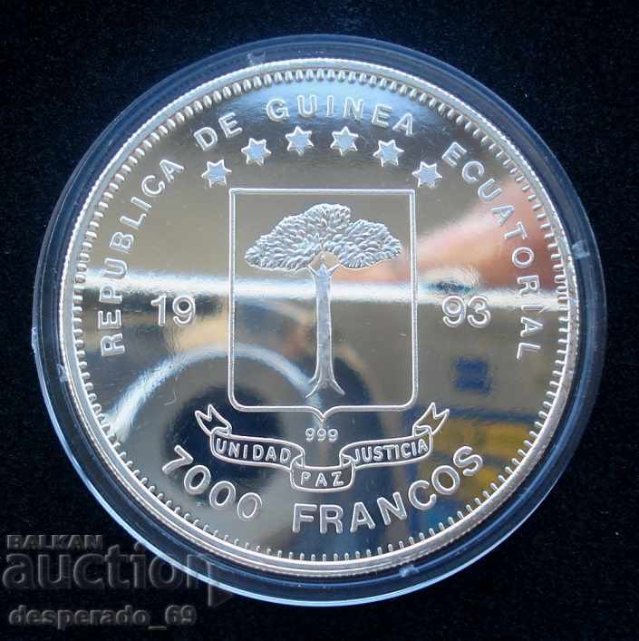 (¯`'•.¸ 7000 φράγκα 1993 EQUATORIAL GUINEA UNC ¸.•'´¯) με τιμή 84.00 BGN | € 42.95 (¯`'•.¸ 7000 φράγκα 1993 EQUATORIAL GUINEA UNC ¸.•'´¯) με τιμή 84.00 BGN | € 42.95