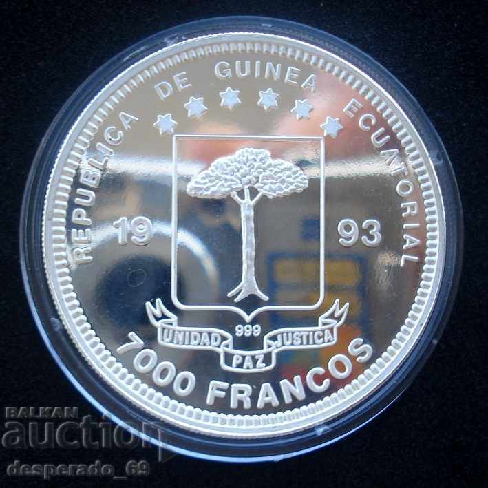 (¯`'•.¸ 7000 francs 1993 EQUATORIAL GUINEA UNC-¸.•'´¯) with price 75.00 BGN | € 38.35 (¯`'•.¸ 7000 francs 1993 EQUATORIAL GUINEA UNC-¸.•'´¯) with price 75.00 BGN | € 38.35