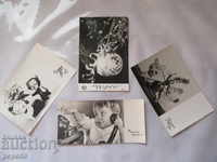 4 STAR BULGARIAN BLACK WHITE CARDS FROM THE SOCIAL TIME