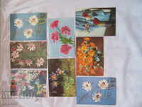 8 BULGARIAN CARDS OF THE SOCIAL TIME
