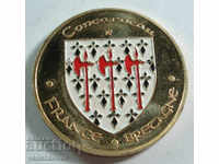 20262 France plaque coat of arms Brittany