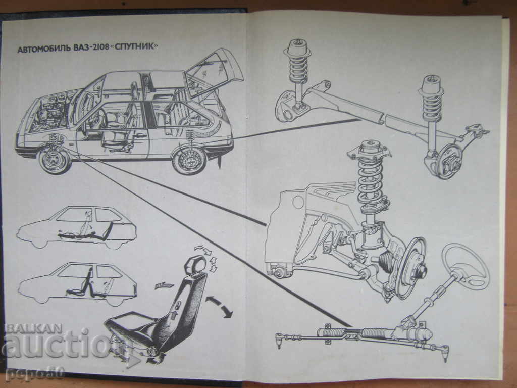 AUTOMOBILES "VAZ-2108 - SPOUNIK" -EQUALITY AND REPAIR / 1987г / with price 10.00 BGN | € 5.11 AUTOMOBILES "VAZ-2108 - SPOUNIK" -EQUALITY AND REPAIR / 1987г / with price 10.00 BGN | € 5.11